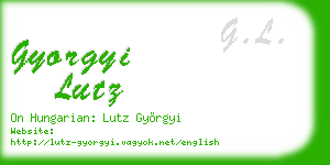 gyorgyi lutz business card